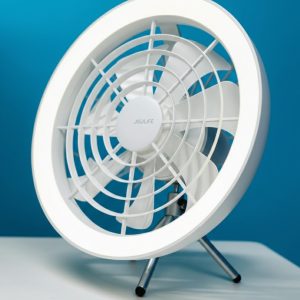 JISULIFE FA17 Rechargeable Fan with LED Ceiling Fan